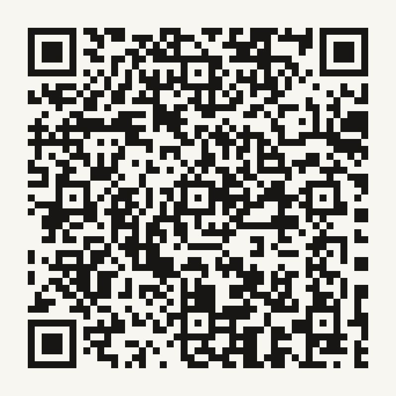 Kod QR do wystawienia opinii Google dla Studio Bikini